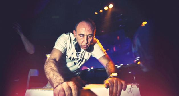 DJ performing music