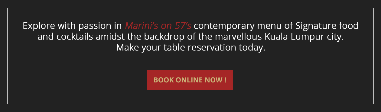 Enjoy Marini's on 57 signature food and cocktails