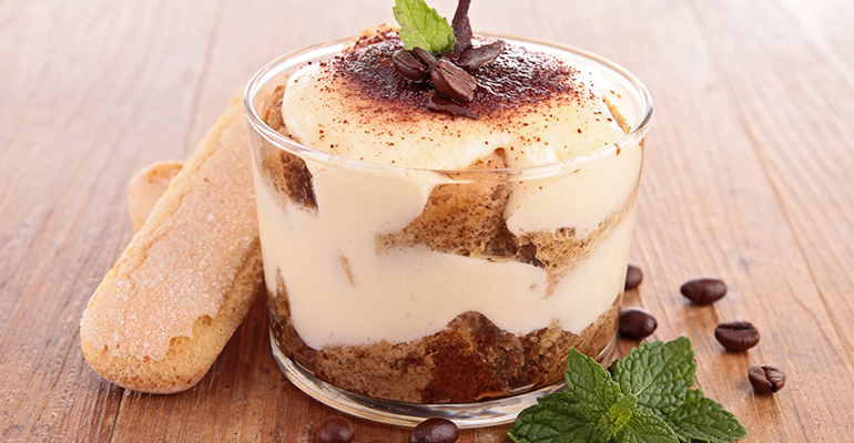 Tiramisu at Marini's Italian Restaurant