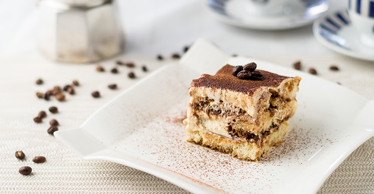 Tiramisu at Marini's Italian Restaurant