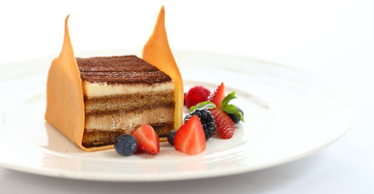 Tiramisu at Marini's Italian Restaurant