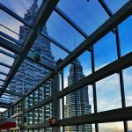 View on Petronas Towers from the Rooftop Bar