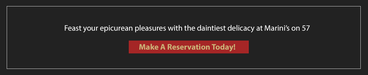 Marini's on 57 Table Reservation Banner