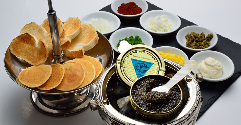 Caviar and Wine Pairing